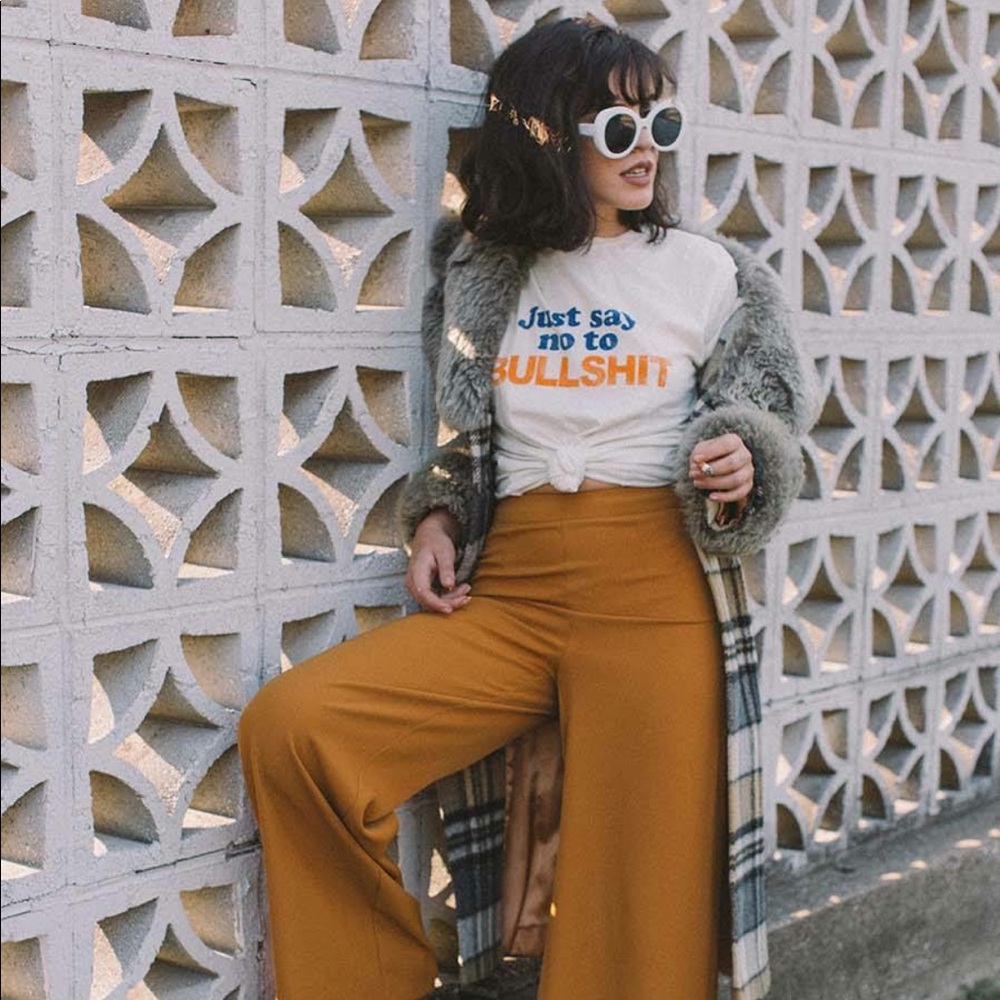 Just Say No, Vintage Look Tee